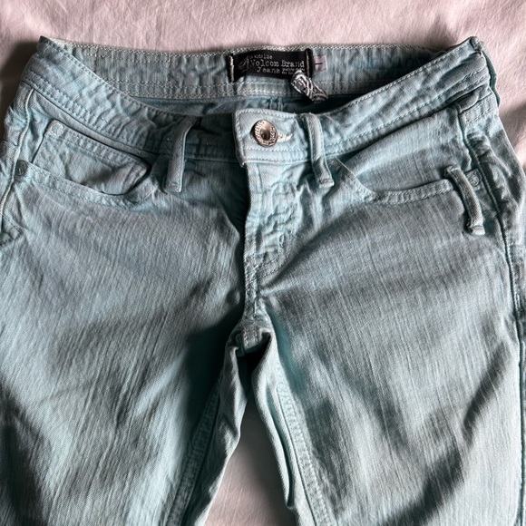 Volcom Teal Blue skinny jean Junior 1 - Picture 5 of 6